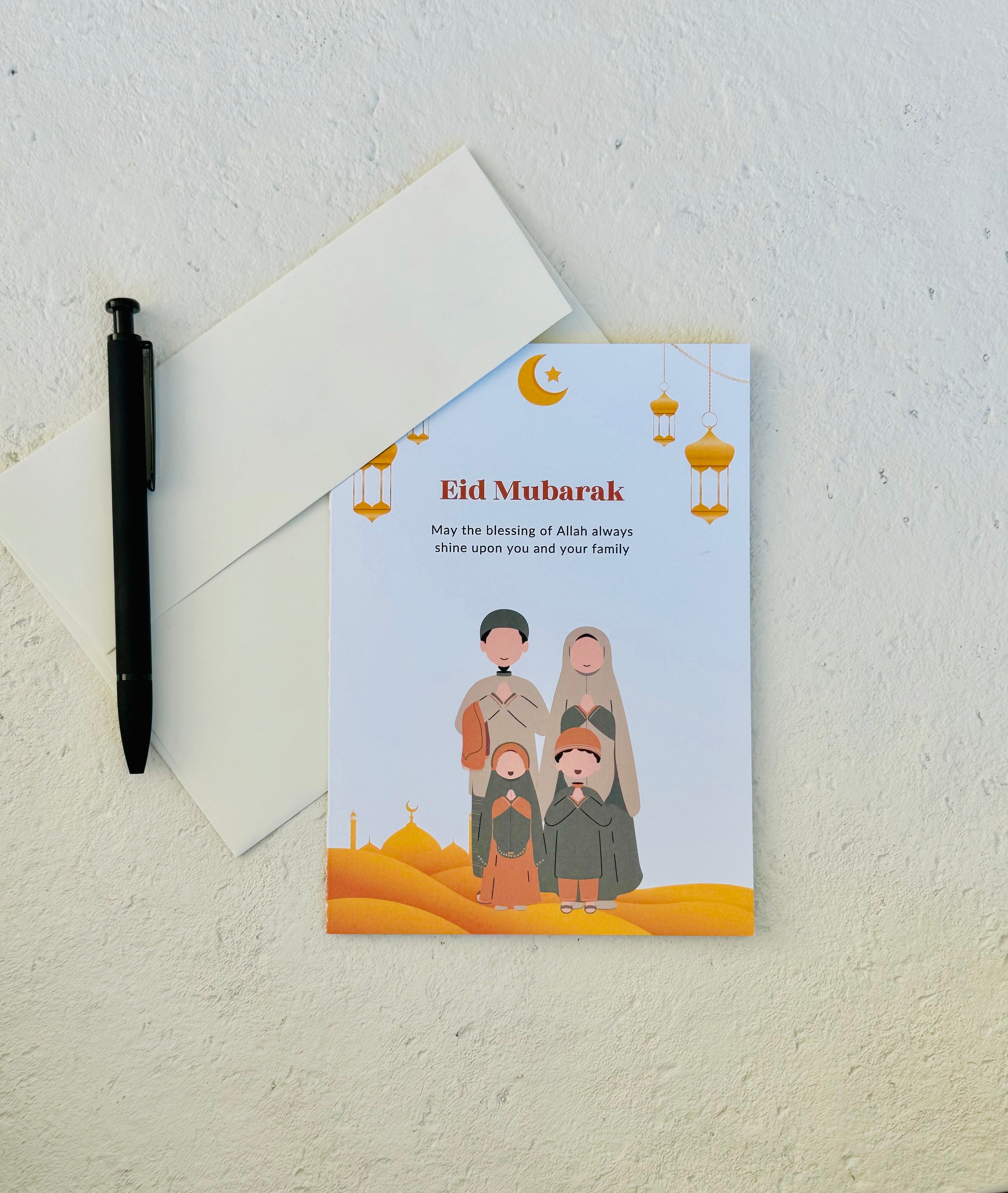 Eid Mubarak Greeting Card | Islamic Greeting Cards