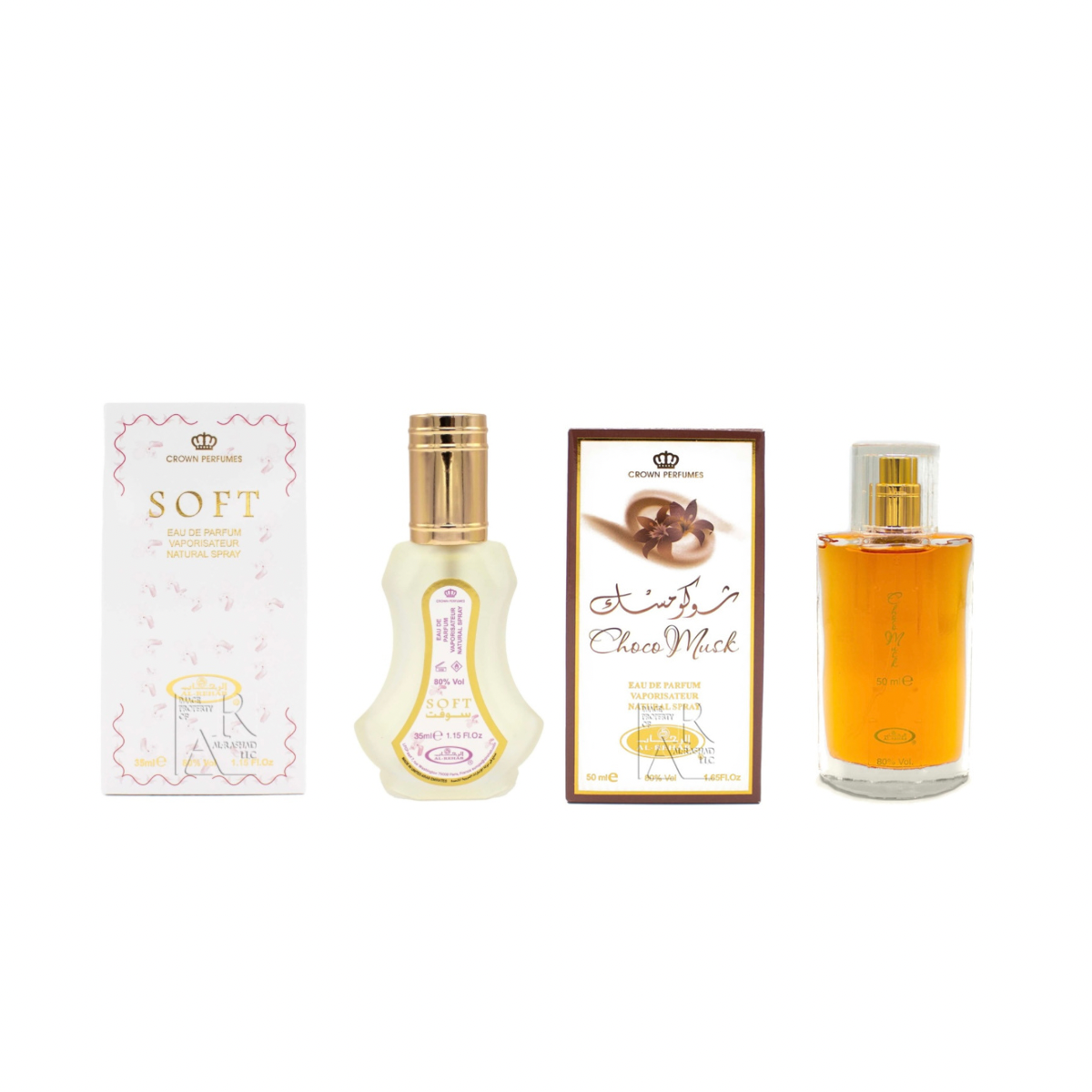 Choco Musk - Al-Rehab & Soft - Al-Rehab Perfume Spray Bundle