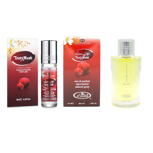 Bundle Tooty Musk Perfume Spray and Oil by Al-Rehab