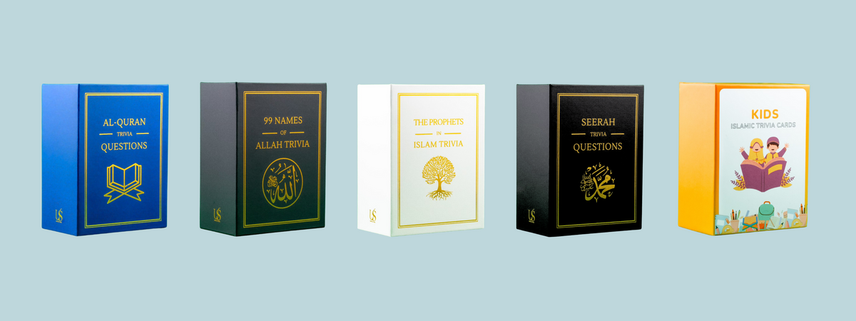 At UMRASTORE, we believe in the power of knowledge and creativity to enrich lives. Our product range includes Islamic trivia cards that make learning about our faith fun and interactive, paint-by-numbers kits that allow you to express your love for Islamic art, and a collection of books that provide valuable insights into Islamic teachings and history.