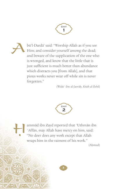 DAILY WISDOM: SAYINGS OF THE COMPANIONS OF THE PROPHET